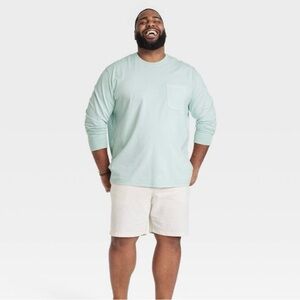 Men’s Big & Tall Long Sleeve Crewneck T-Shirt